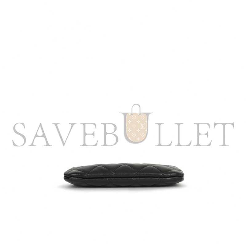 CHANEL CLASSIC MINI POUCH  LAMBSKIN GOLD HARDWARE A82365 (15*9.5*1cm)